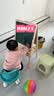 儿童画画板小黑板家用学生支架式写字板黑板墙贴可擦写小学生玩具 D款磁性双面可升降【功能礼包】 实拍图