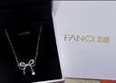 Fanci范琦蝶梦项链女蝴蝶结银轻奢高级感生日礼物送女生送闺蜜 实拍图