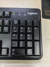 罗技（Logitech）MK120 键鼠套装 有线键鼠套装 办公键鼠套装 电脑键盘 USB即插即用 全尺寸 黑色 实拍图