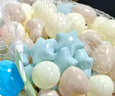 BG-BABYGO海洋球婴儿玩具波波球可啃咬儿童室内游戏彩色球星星升级7cm50个 实拍图