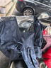 雨航（YUHANG）电动车雨衣雨披单人连体电瓶摩托车骑行一体式加大加厚雨衣 藏青 实拍图