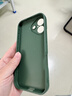世咏（SHIYONG）适用苹果16手机壳 iphone16保护套镜头全包防摔超薄简约创意网红皮纹软壳男女款 暗夜绿 实拍图