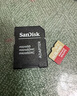 闪迪（SanDisk）128GB TF(MicroSD)内存卡 4K极速金卡A2 V30 U3行车记录仪 运动相机无人机 监控存储卡 读190MB/s 实拍图