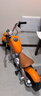 贝得龙新款儿童摩托车暴风哈雷电动车男女宝宝可坐两轮高速摩托车 橙色+手拧油门+发泡轮胎+12V12天一电瓶 实拍图