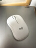 罗技（Logitech）M221 轻音鼠标 无线鼠标 办公鼠标 对称鼠标 带无线微型接收器 米白色 实拍图
