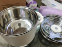 美的（Midea）电煮锅 0涂层不锈钢 宿舍小电锅 多功能家用宿舍泡面小火锅 2.6L蒸煮一体电热锅 XZC2066G 配蒸笼 实拍图