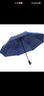 C'mon 全自动雨伞三折大号防风加固男士商务折叠自动伞 藏青色 实拍图
