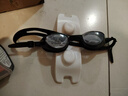 李宁（LI-NING）泳镜防水防雾男女高清游泳眼镜平光游泳镜LNJT224-10暗夜黑 实拍图