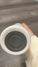 名创优品（MINISO）保温杯显温大容量女士高颜值男款便携车载学生泡茶水杯子 云絮白 实拍图