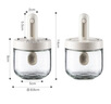 美厨（MAXCOOK）调料盒调料罐 勺盖可伸缩 玻璃调料瓶味精300ml 2只装MCPJ2761 实拍图