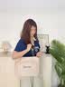 viney帆布包包女包手提草编托特包大容量生日母亲节礼物实用送妈妈 【绿色】520送女朋友礼物高档女生通勤单肩包 品牌轻奢百搭小众休闲大包 实拍图