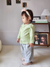 七乐豆婴儿春季开衫上衣薄款纯棉春装宝宝外套春秋女童儿童女宝开春衣服 奶绿 80 cm 实拍图