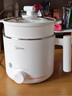 美的（Midea）电煮锅 宿舍小锅 小电锅 学生寝室一体泡面火锅多功能 不锈钢0涂层 电蒸锅 电热锅 XZE1614 配蒸笼 实拍图