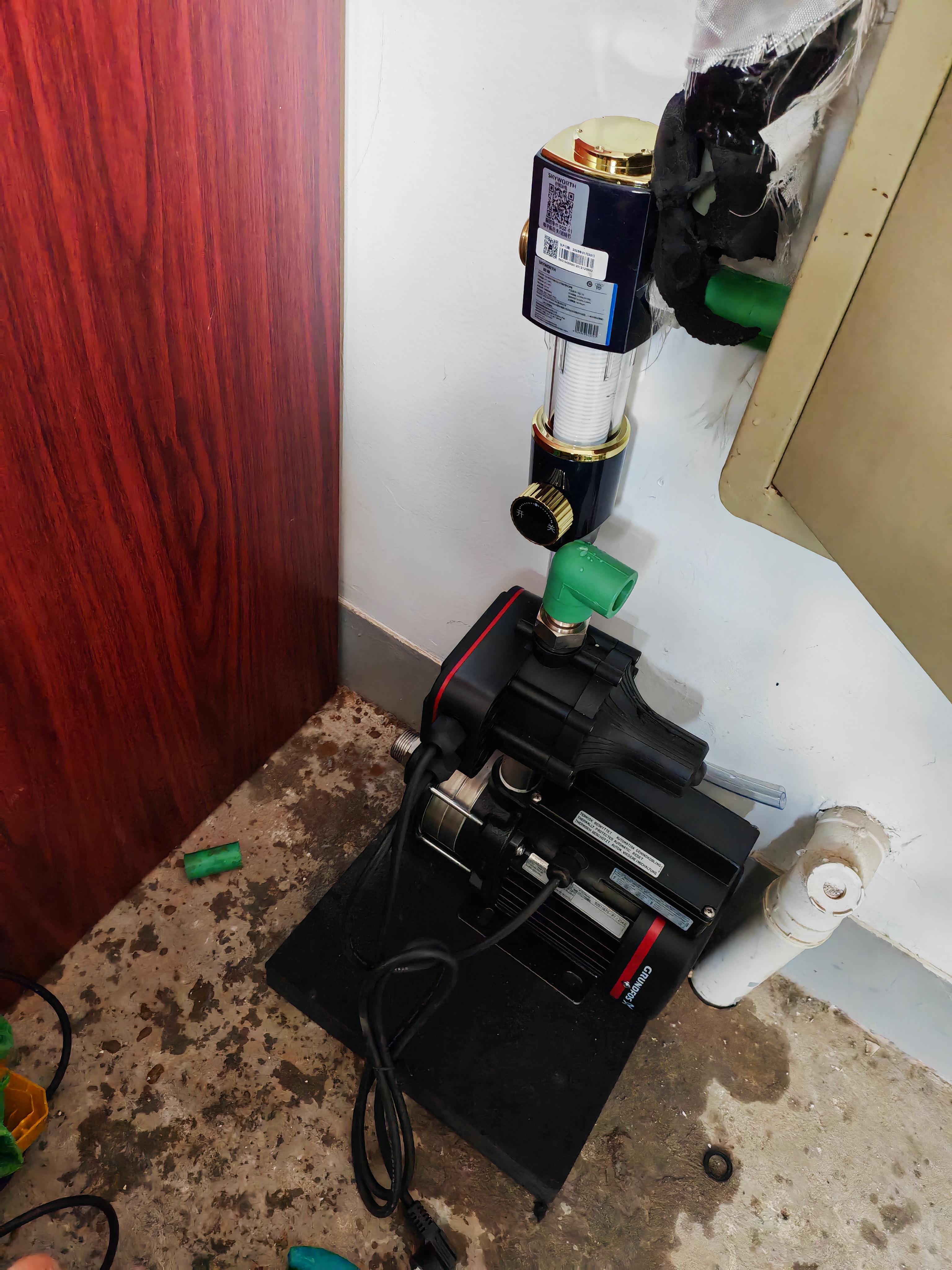 创维前置过滤器 15T双涡轮反冲洗全屋净水器家用大流量自动刮洗清洗滤网防爆抗冻自来水管入户过滤器 新升级15T/h自动刮洗前置过滤器 实拍图