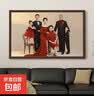 【2026年新款-京东物流】全家福婚纱照相框挂墙大尺寸纪念结婚照加打印照片定制冲印免打孔手机照片相片 【雾面】-茶褐-简单大气 24寸挂墙（内框40*60CM） 实拍图