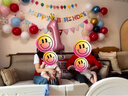 欧妮姿生日场景布置女孩生日气球道具氛围布置场景派对装饰快乐五彩缤纷 实拍图
