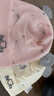 爱宝适婴儿帽子纯棉四季款0-6个月新生儿胎帽宝宝囟门帽2件装 粉+黄S264 实拍图