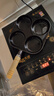 【大牌同款】章丘四孔铸铁煎蛋锅无涂层不易粘多功能早餐煎蛋锅 【豪华款】加深加大20cm 铸铁四孔煎锅 实拍图