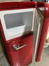 志高复古冰箱小型大容量家用租房电冰箱 化妆品网红冰箱冷藏冷冻一级能效小冰箱节能省电 【中国红】128L复古冰箱【圆润弧线 灵巧机身】 实拍图