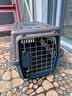 【京东快递】宠物航空箱猫咪狗狗便携猫笼子高铁空运箱托运箱车载 双拼灰蓝色 49*31*31 箱子+垫片 实拍图