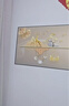 背靠金山卧室床头装饰画自粘贴画客厅房间壁画沙发背景墙挂画贴纸 背靠金山2328 【推荐1.8-2米床】长210x70厘米 实拍图