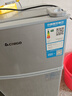 志高（CHIGO）小冰箱迷你小型家用冷藏冷冻两用宿舍出租房用双门办公室电冰箱节能省电 【一级能效】82L银色【全国联保丨节能省电】 实拍图