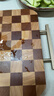 原森太乌檀木棋盘格菜板抗菌防霉家用切菜板实木菜板水果板 实拍图