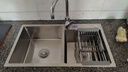 名爵（MEJUE）厨房水槽不锈钢龙头手工加厚水槽洗碗池大容量双槽洗菜盆Z-02460 实拍图