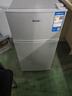 志高（CHIGO）小冰箱迷你小型家用冷藏冷冻两用宿舍出租房用双门办公室电冰箱节能省电 【一级能效】76L银色【全国联保丨节能省电】 实拍图