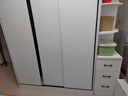 白浅【免费安装】衣柜卧室储物柜子移门衣橱简易推拉门大衣柜 【三门】1.6米主柜+顶柜+边柜 实拍图