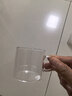 六色茶杯含杯架加厚耐热玻璃品茗杯水杯带把杯功夫茶具喝茶收纳 透明品茗杯1只 实拍图