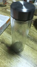 【京东物流配送】高硼硅双层玻璃杯大容量泡茶杯水杯子茶水分离杯 【双层加厚】茶杯350ml1只 实拍图