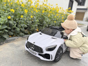 乐威普奔驰授权儿童电动车遥控四轮汽车宝宝礼物小孩玩具车可坐人摇摆车 实拍图