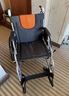 鱼跃 (yuwell)手动轮椅车H062折叠老人轻便免充气铝合金旅行手推代步 实拍图