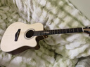BROOK 布洛克v12吉他单板民谣吉他面单木吉他初学者乐器 41英寸原木色缺角V12N-DCM 实拍图