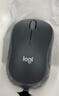 罗技（Logitech）M185鼠标 无线鼠标 办公鼠标 对称鼠标 黑色红边 带无线2.4G接收器 实拍图