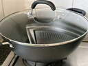 苏泊尔（SUPOR）炒锅双耳炒锅铁锅深型平底无涂层铸铁炒锅燃气电磁炉通用加深加大 34CM(适合3~7人)  34cm 铁锅 实拍图