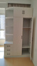 旺府美居【包安装】衣柜卧室平开门欧式简易家用多门收纳储物大衣橱 长80高180深50主柜+顶柜+边柜【两门】 实拍图