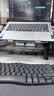 罗技（Logitech）Wave Keys人体工学键盘无线蓝牙办公平板ipad键盘Mac笔记本薄膜98配列键盘家用双模带掌托倾角支架 Wave Keys（商用版2年质保） 实拍图