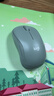 罗技（Logitech）M221 轻音鼠标 无线鼠标 办公鼠标 对称鼠标 带无线微型接收器 薄荷绿 实拍图