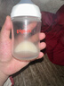 贝亲（Pigeon）玻璃奶瓶宽口径防胀气160ml S号奶嘴 1月+ AA186  实拍图