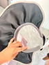 蕉下（beneunder）遮阳帽子女黑胶贝壳防晒帽男太阳帽便携空顶帽大帽檐全脸遮阳 灰 实拍图