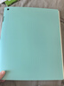 离草四孔文件夹4孔活页文件夹 a4活页夹11孔插页资料册打孔学生多功能大容量加厚强力夹 湖水蓝 实拍图