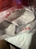 雅鹿【100%新疆棉】袜子男中筒袜抗菌秋冬纯色防臭棉袜 【灰色 5双】雅鹿专柜正品 5双 实拍图