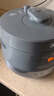 美的（Midea）【国家补贴】0涂层精钢厚釜电压力锅5L双胆全自动智能预约家用煲汤煮饭煲MY-C5856G高压锅4-6人 实拍图