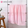 洁丽雅（Grace）浴巾A类纯棉成人男女家用柔软亲肤吸水速干全棉酒店大浴巾 浅粉 实拍图