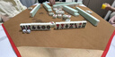华圣麻将牌40mm家用手搓麻将618礼物144张翡翠双玉色麻将桌布H-002 实拍图