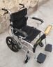 怡辉（YIHUI）轮椅轻便折叠老人专用出行年轻人骨折小型便携式手动小轮代步车 实拍图