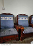 雅鹿红实木沙发垫带靠背一体三人座加厚海绵垫子新中式老式联邦椅坐垫 静华蓝(加厚雪尼尔面料+高密度9cm海绵填充) 三人位 160cm【坐垫+靠背连体】 实拍图