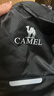 骆驼（CAMEL）轻便双肩背包男纯色折叠包户外休闲旅行登山包女 133DB02006 黑色 实拍图